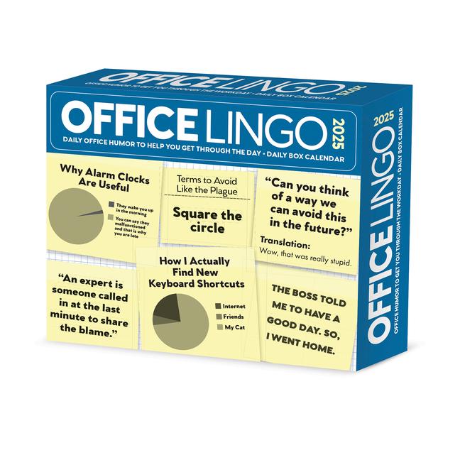 Kalendarz/Pamiętnik Office Lingo 2026 5.4 X 6.2 Box Calendar Willow Creek Press