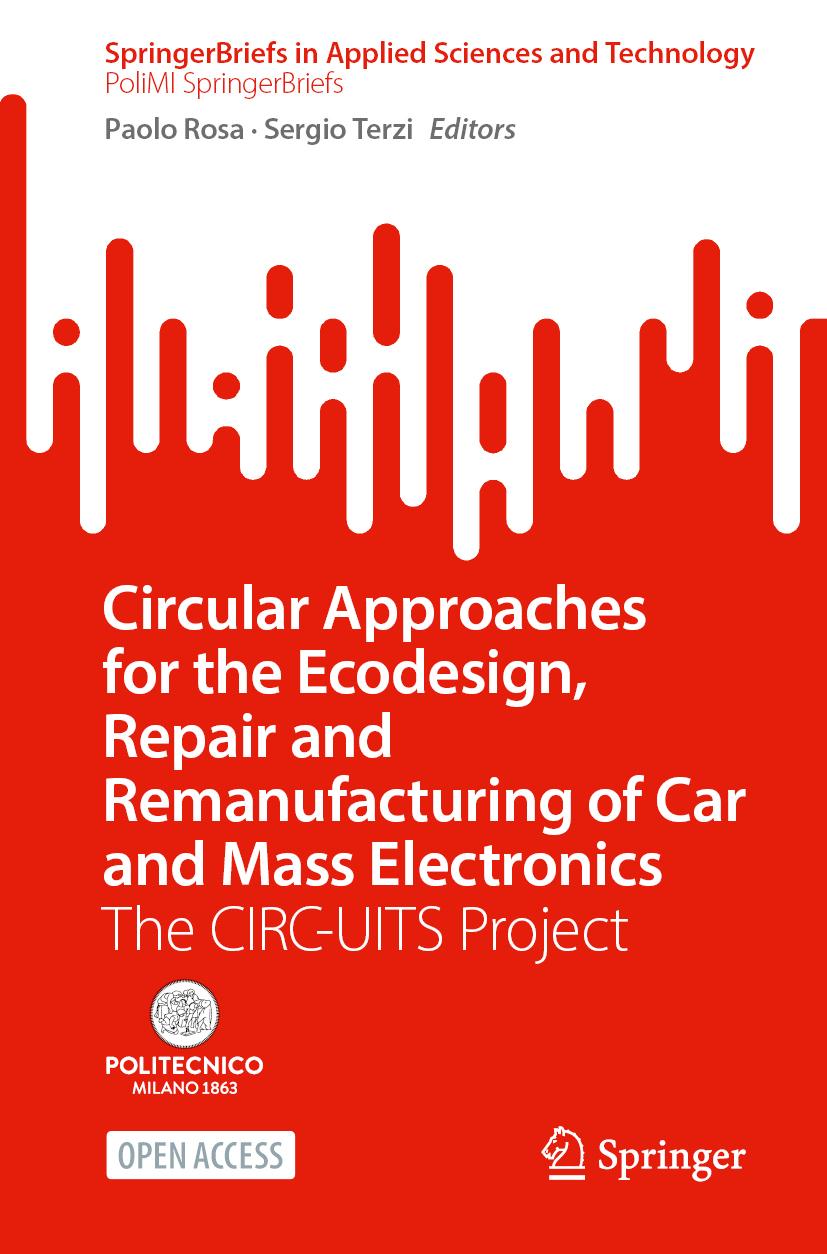 Kniha Circular Approaches for the Ecodesign, Repair and Remanufacturing of Car and Mass Electronics Sergio Terzi