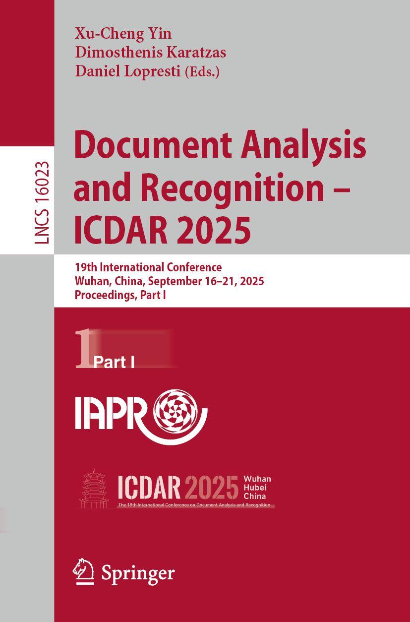 Kniha Document Analysis and Recognition - ICDAR 2025 Dimosthenis Karatzas
