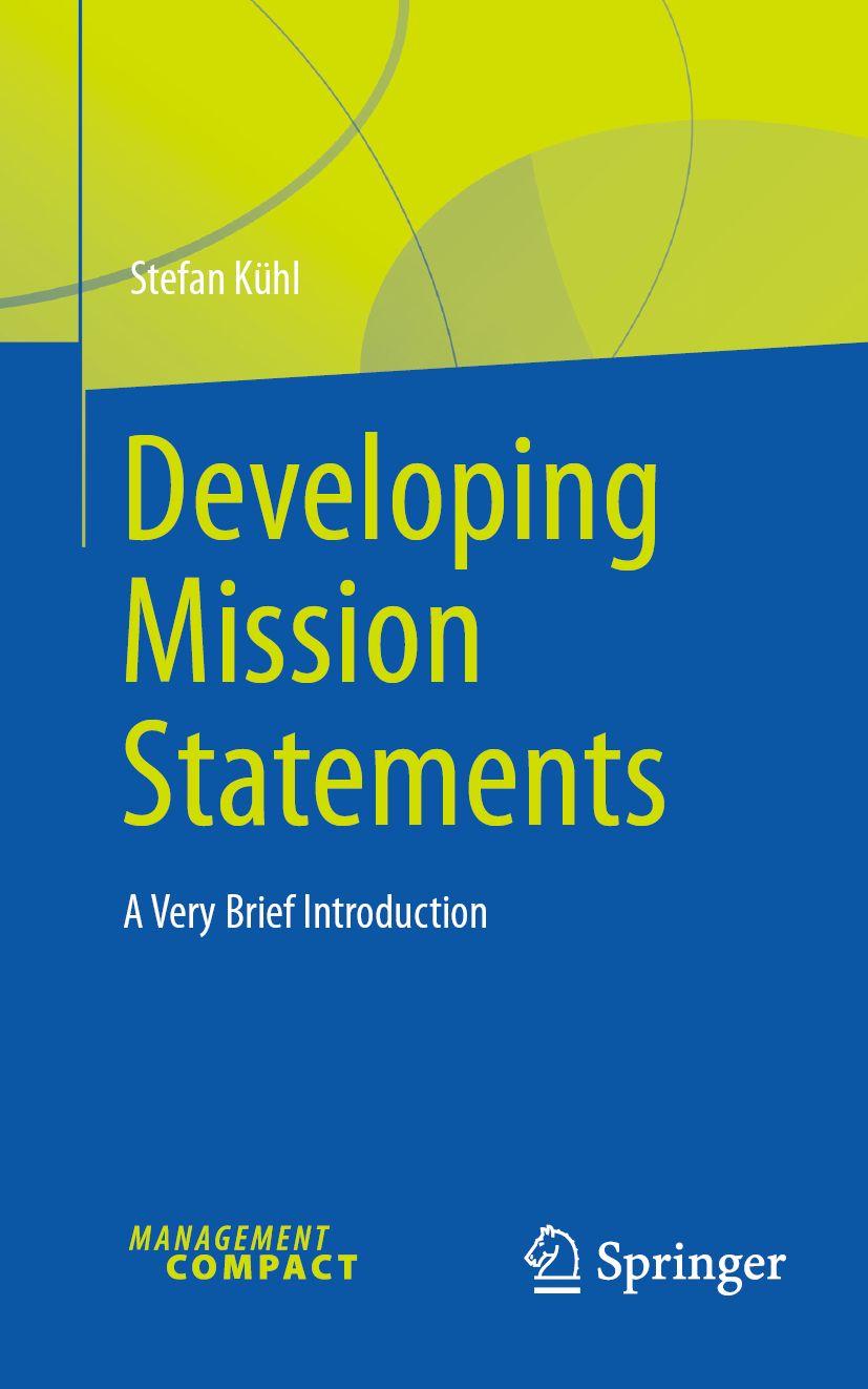Kniha Developing Mission Statements Stefan Kühl