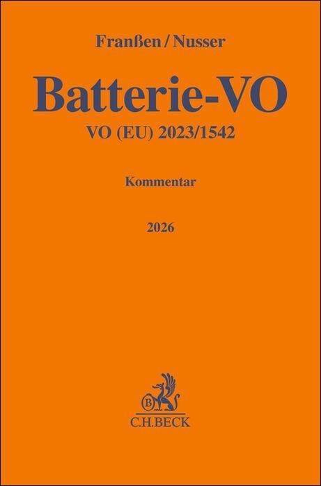 Kniha Batterie-VO Jens Nusser