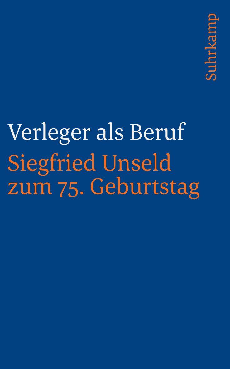 Kniha Verleger als Beruf Christoph Buchwald