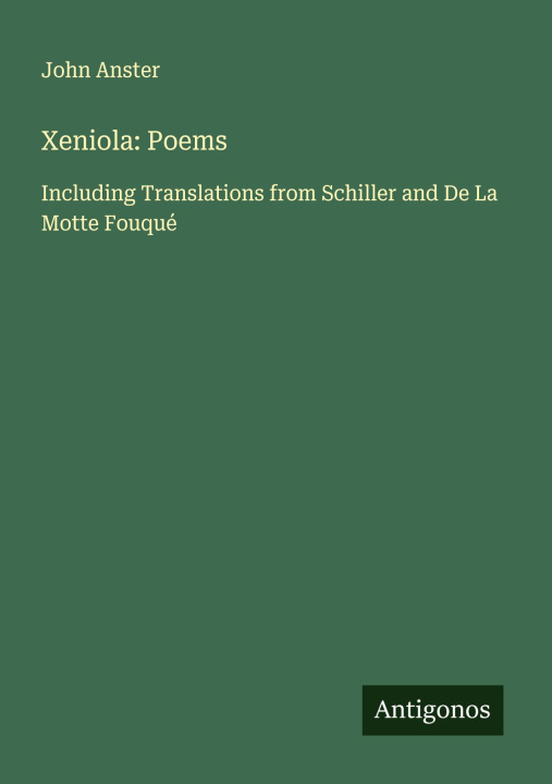Kniha Xeniola: Poems 