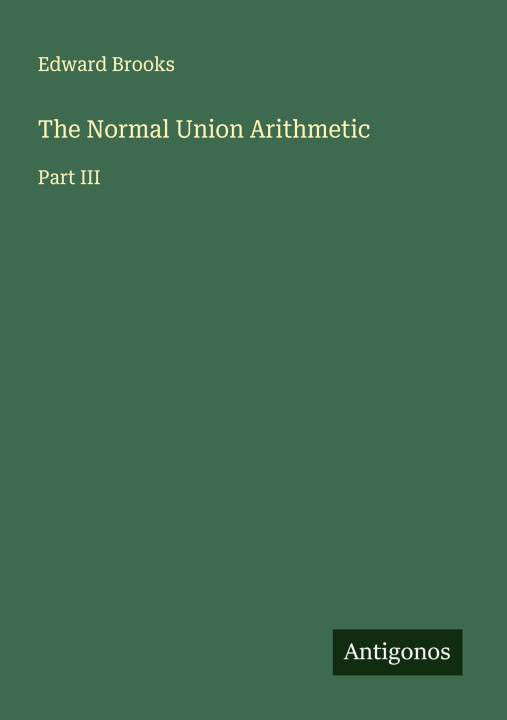 Kniha The Normal Union Arithmetic 