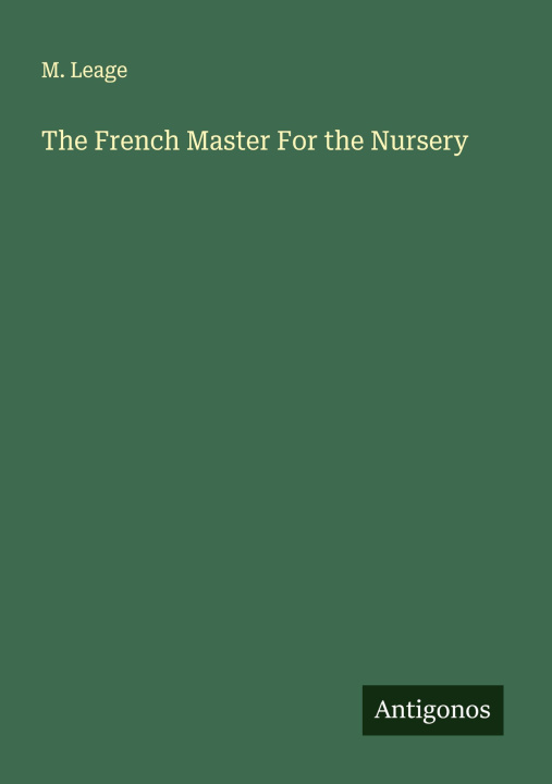 Βιβλίο The French Master For the Nursery 