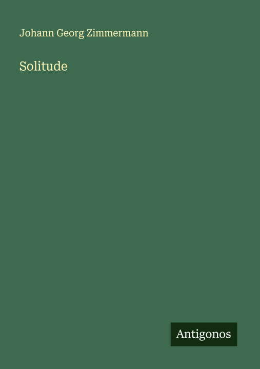 Kniha Solitude 