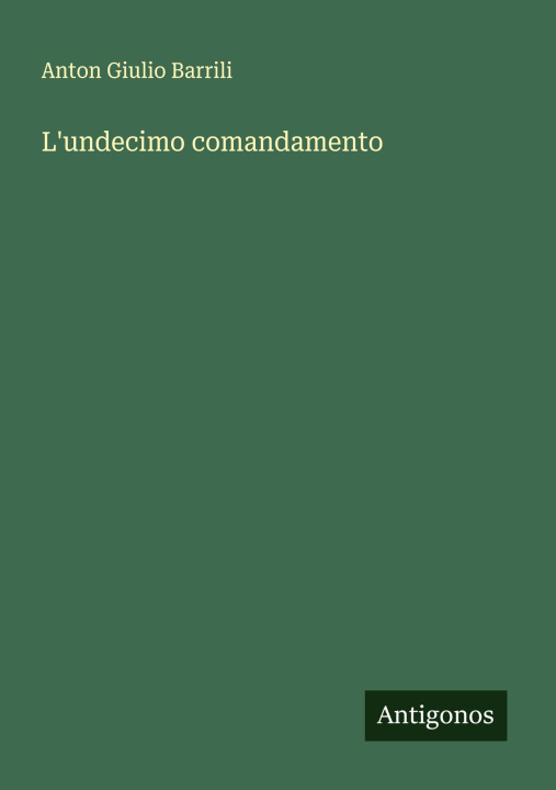 Kniha L'undecimo comandamento 