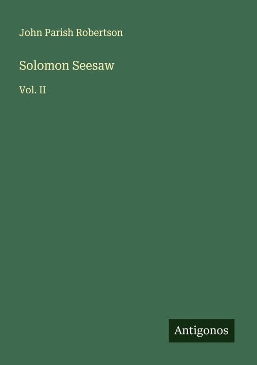 Kniha Solomon Seesaw 
