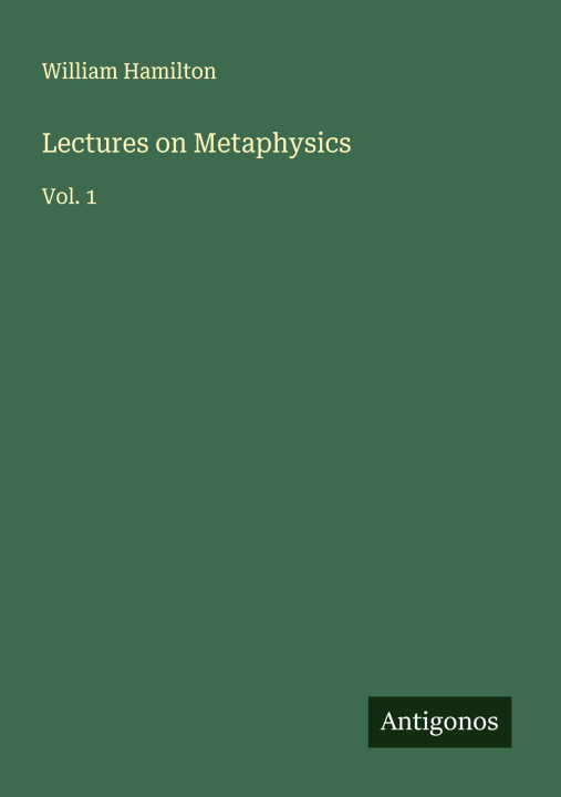 Kniha Lectures on Metaphysics 