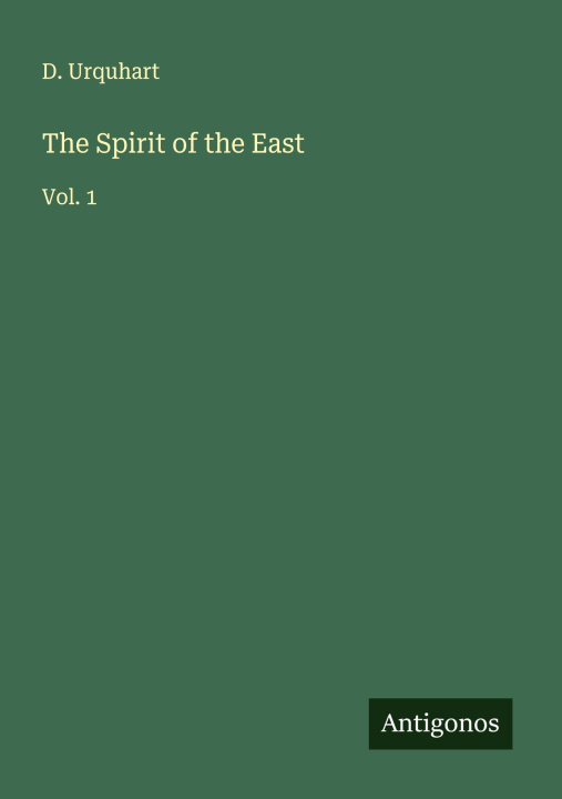 Libro The Spirit of the East 