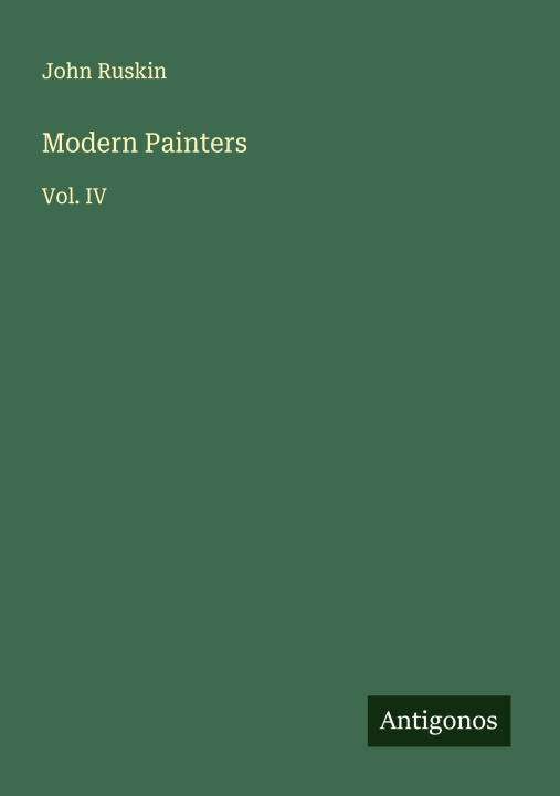 Kniha Modern Painters 