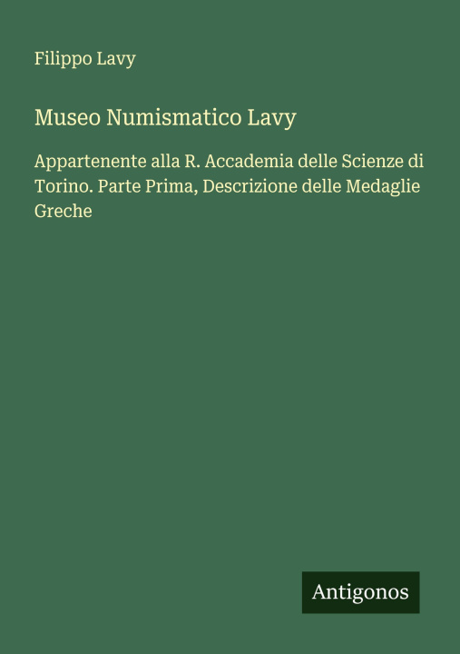 Kniha Museo Numismatico Lavy 