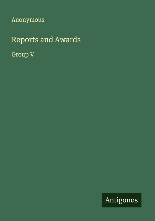 Kniha Reports and Awards 