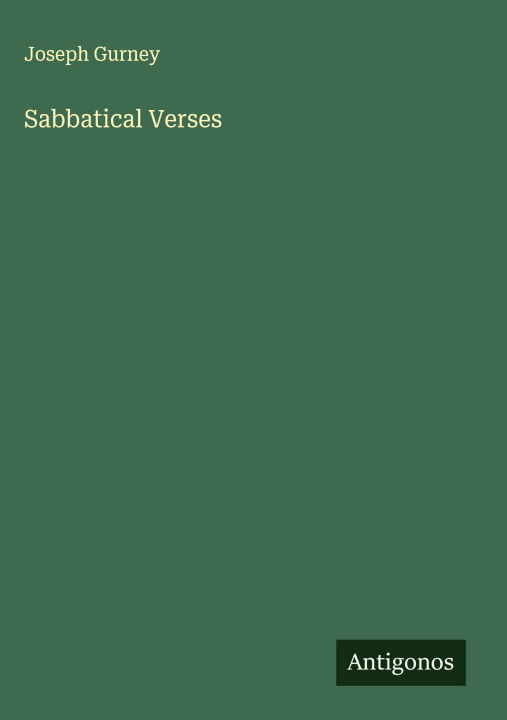 Kniha Sabbatical Verses 
