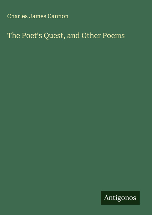 Libro The Poet's Quest, and Other Poems 