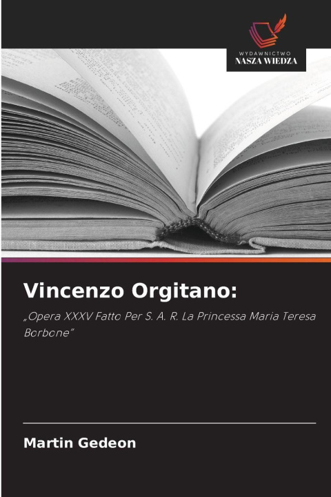 Kniha Vincenzo Orgitano: Martin Gedeon