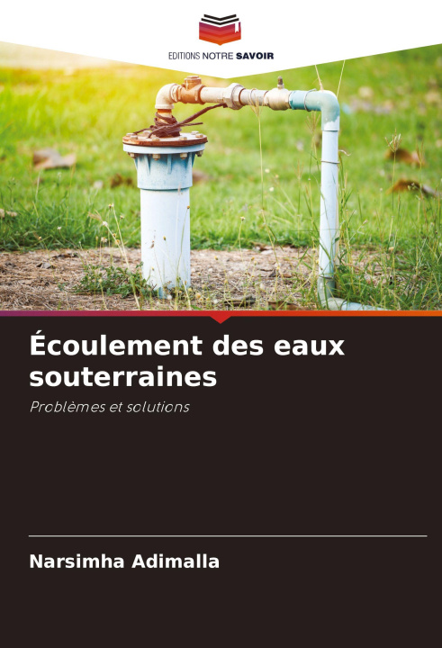 Knjiga Écoulement des eaux souterraines Narsimha Adimalla