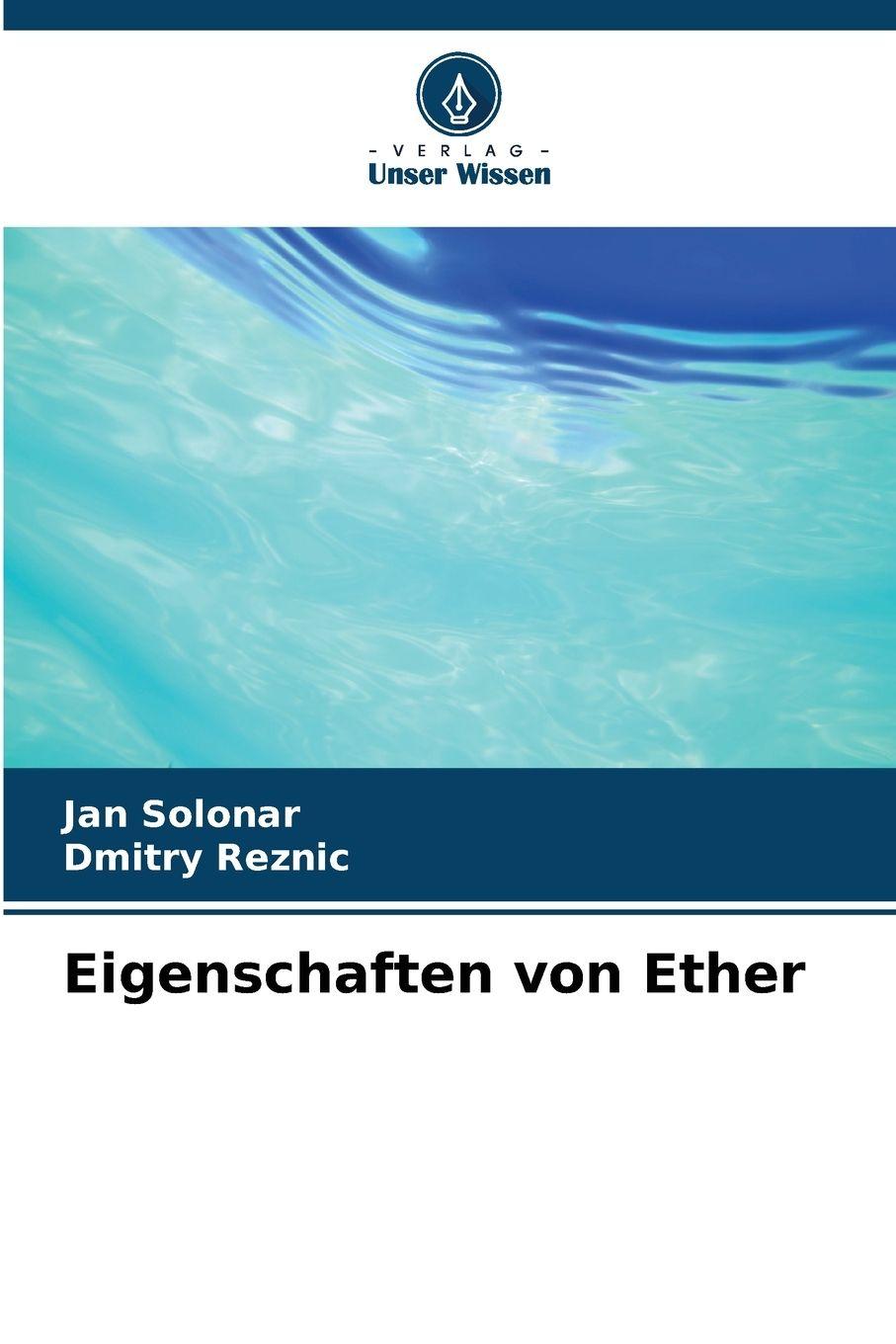 Kniha Eigenschaften von Ether Dmitry Reznic