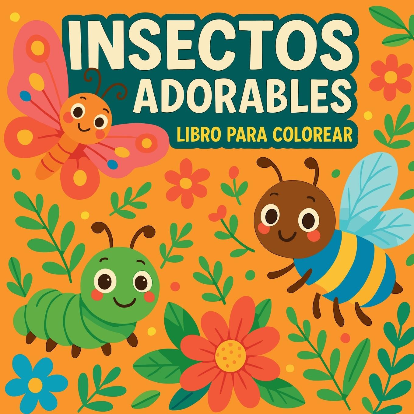 Libro Insectos adorables - Libro para colorear Chris Martin
