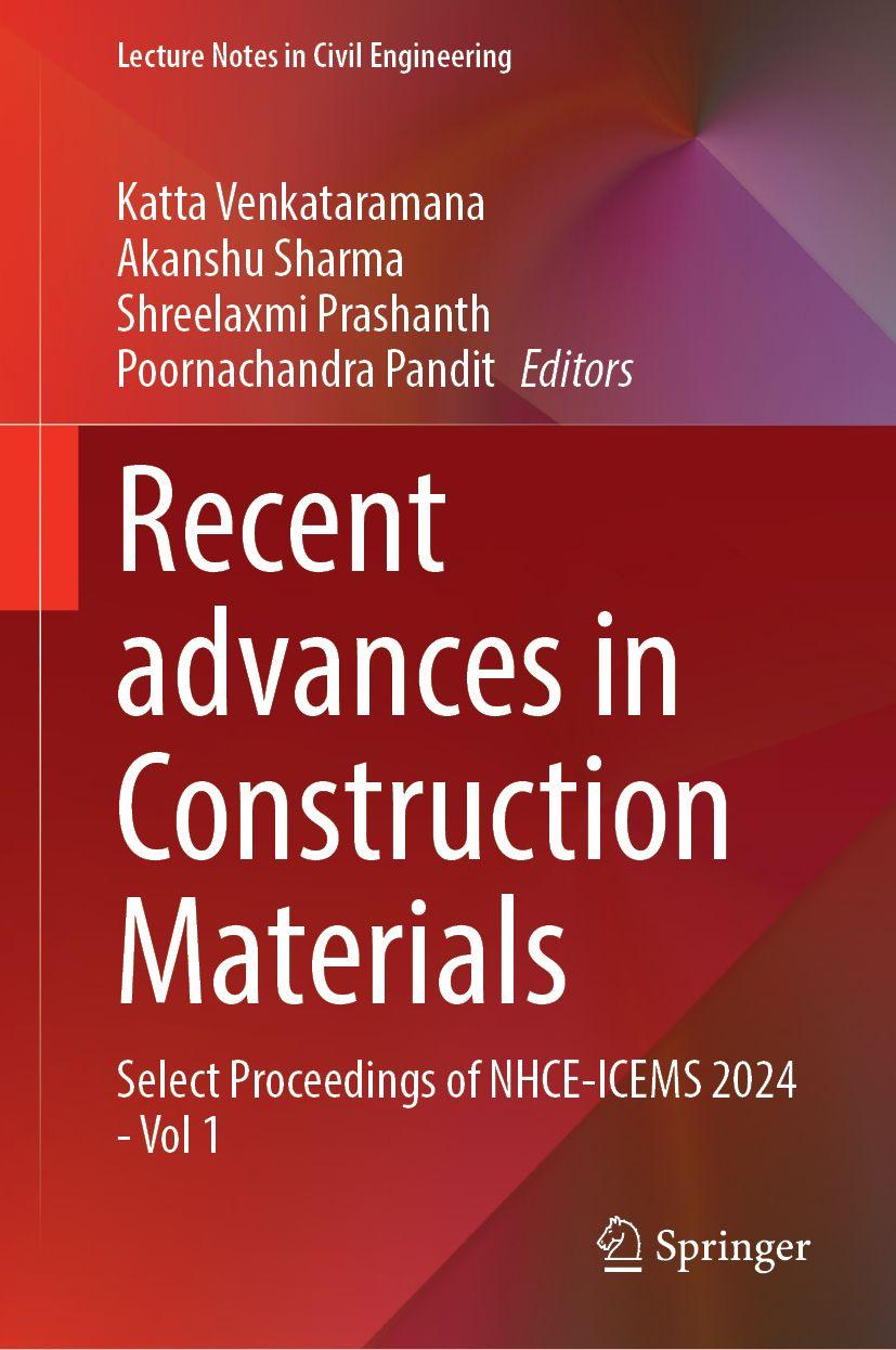 Kniha Recent advances in Construction Materials Akanshu Sharma