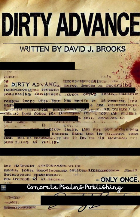 Knjiga Dirty Advance David J. Brooks