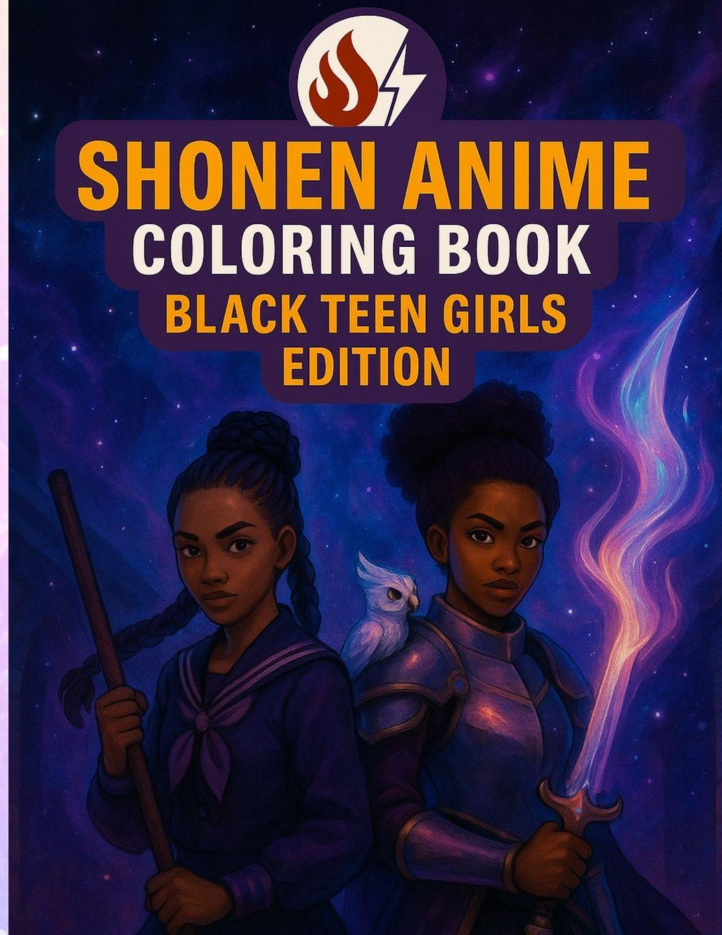 Livro Shonen Anime Coloring Book N. D. Jones