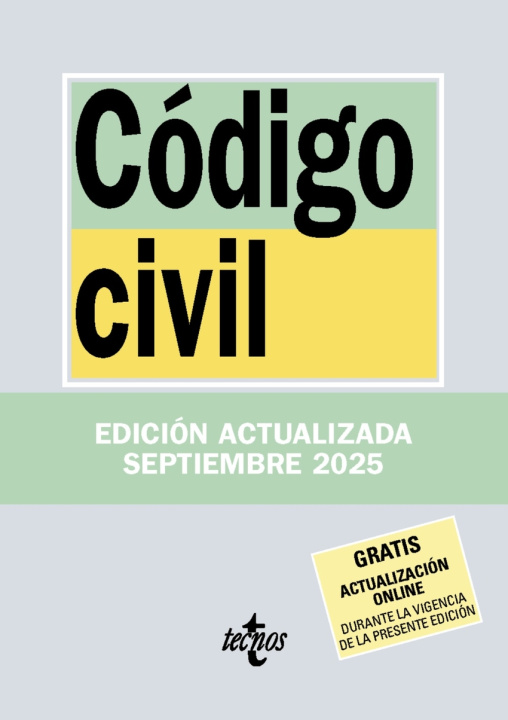 Kniha CÓDIGO CIVIL Editorial Tecnos