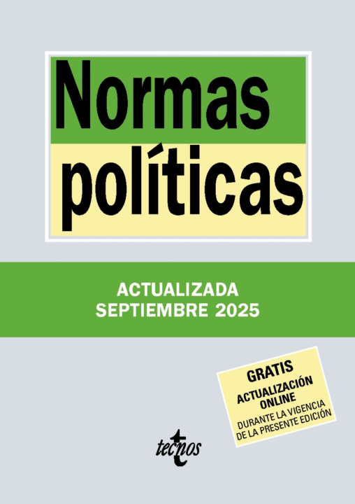Knjiga NORMAS POLÍTICAS Editorial Tecnos