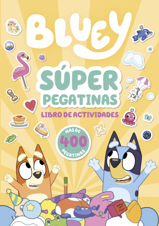 Kniha Super pegatinas Bluey