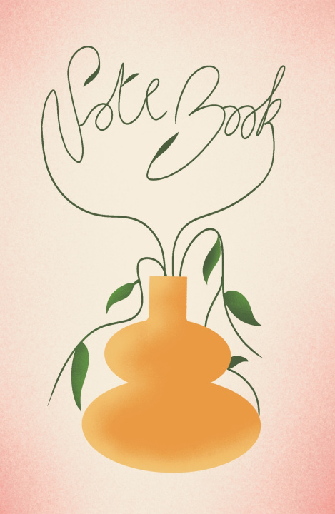 Book Carnet Pot de fleurs Hello Editions