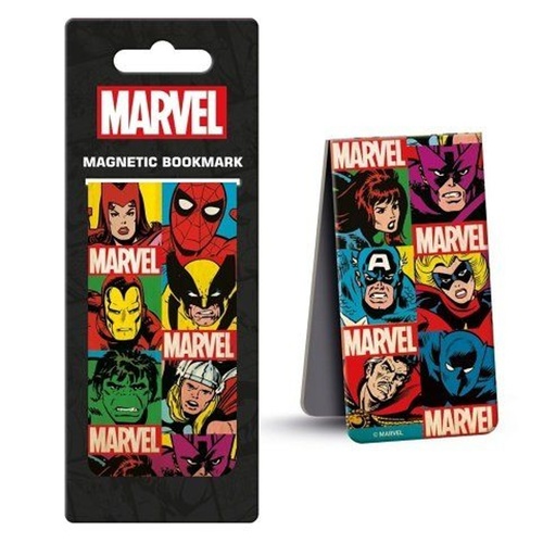Papírenské zboží Magnetická záložka Marvel Retro Grid 