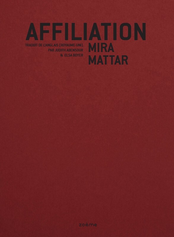 Libro Affiliation MATTAR