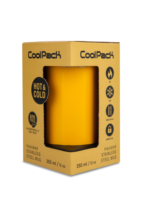 Boek Kubek termiczny 350ml Coolpack Coffee Mug Tom Mustard 
