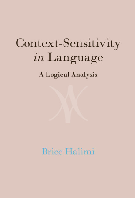 Libro Context-Sensitivity in Language Brice Halimi