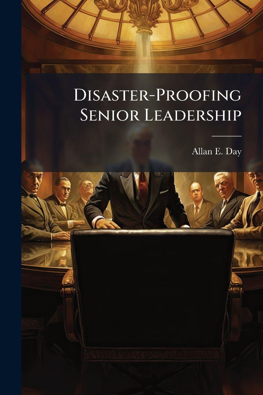 Knjiga Disaster-Proofing Senior Leadership Allan E. Day