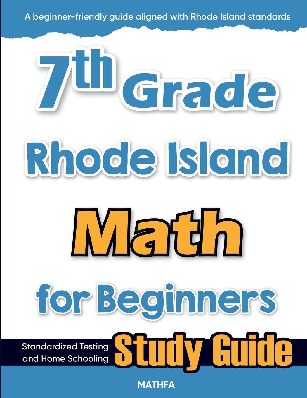 Knjiga 7th Grade Rhode Island Math for Beginners Hamid Eslamian