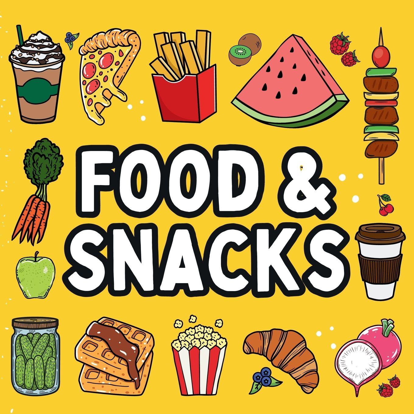 Boek Food and Snacks Coloring Book Noah Goleman