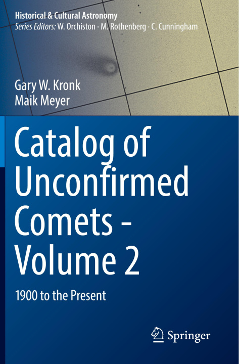 Boek Catalog of Unconfirmed Comets - Volume 2 Maik Meyer