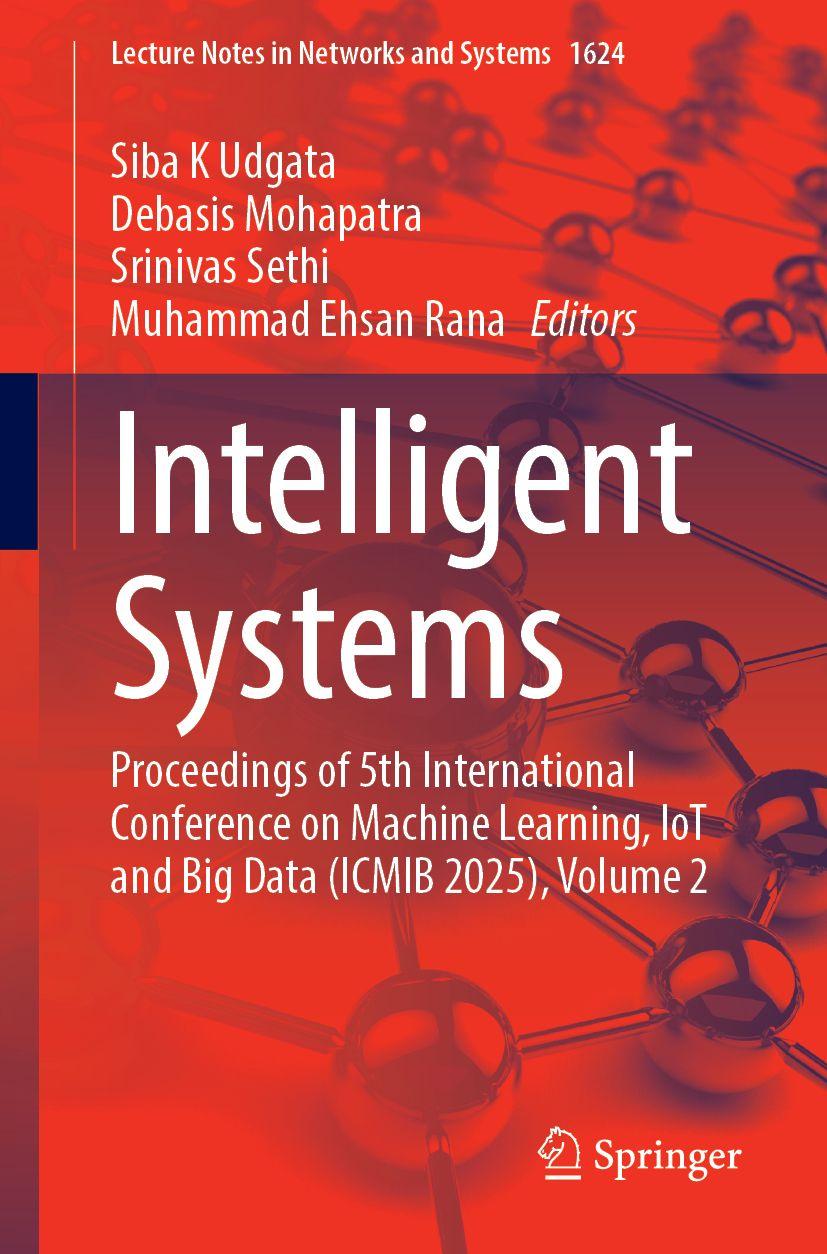 Book Intelligent Systems Debasis Mohapatra