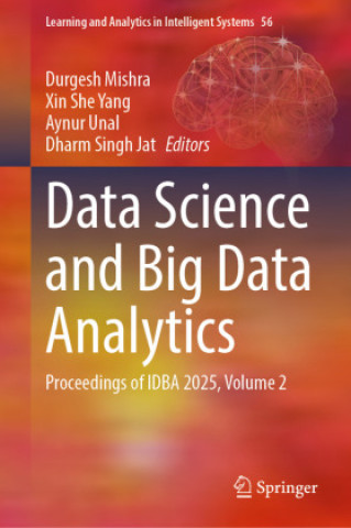 Kniha Data Science and Big Data Analytics 2 Xin She Yang