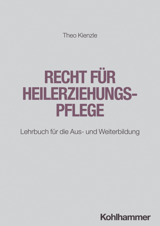 E-knjiga Recht fur Heilerziehungspflege Theo Kienzle