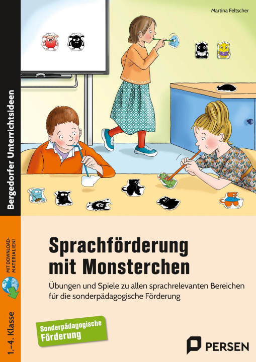 Kniha Sprachförderung mit Monsterchen Martina Feltscher