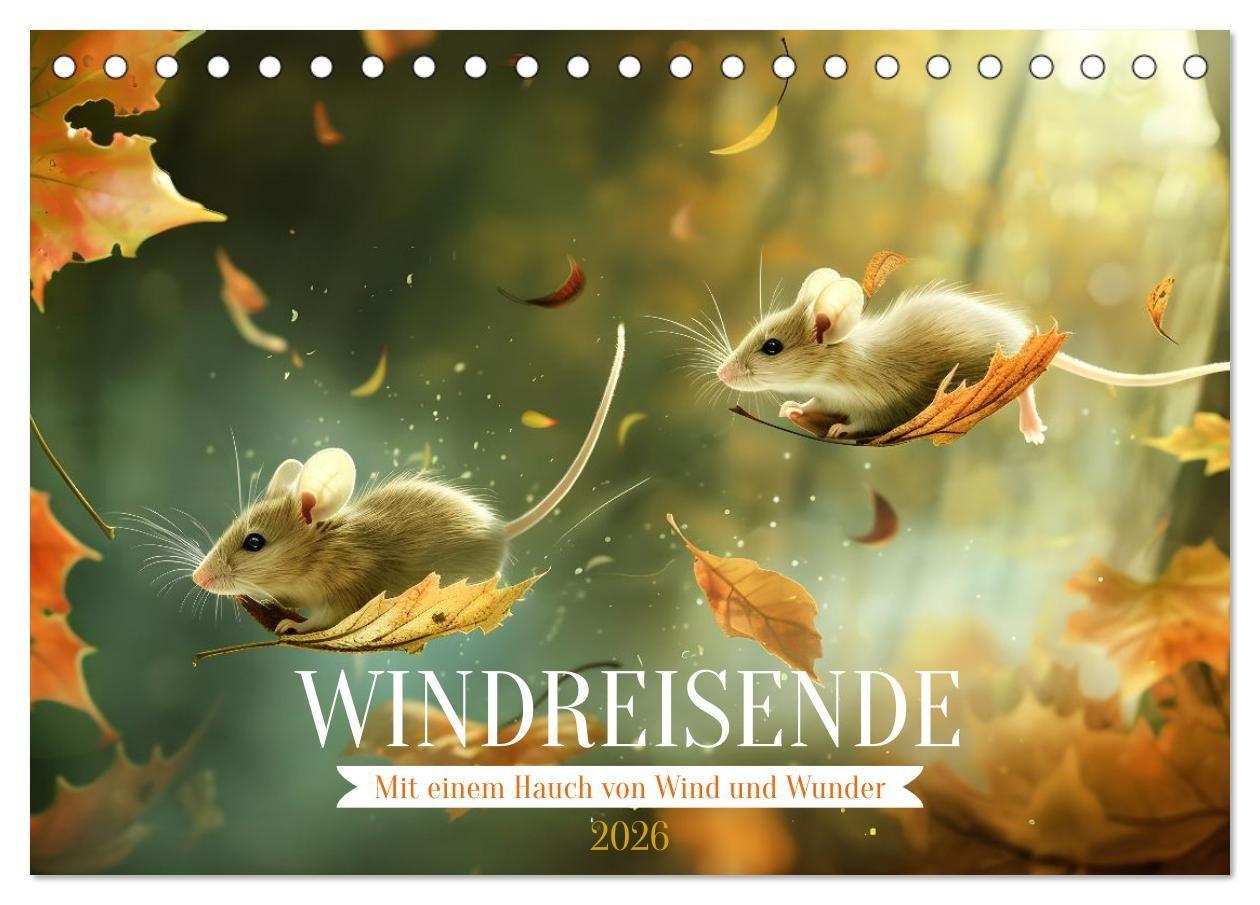 Kalender/agenda Windreisende (Tischkalender 2026 DIN A5 quer), CALVENDO Monatskalender Calvendo