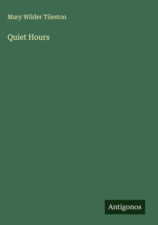 Libro Quiet Hours 