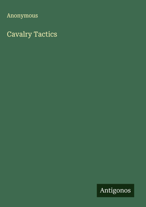 Kniha Cavalry Tactics 