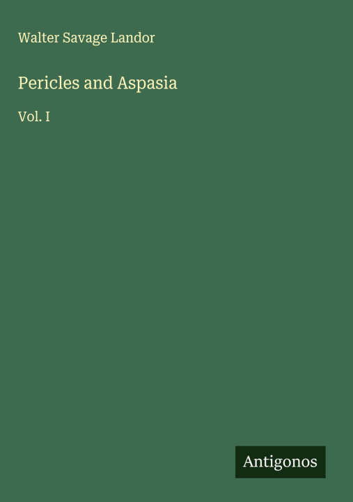 Kniha Pericles and Aspasia 