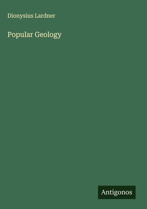 Kniha Popular Geology 