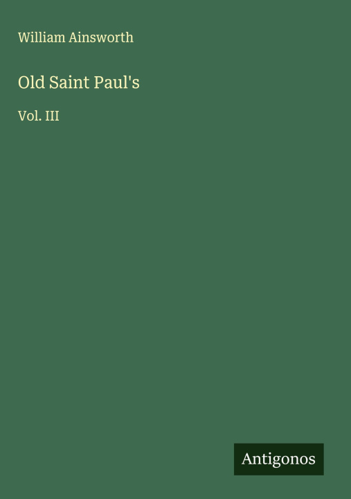 Kniha Old Saint Paul's 