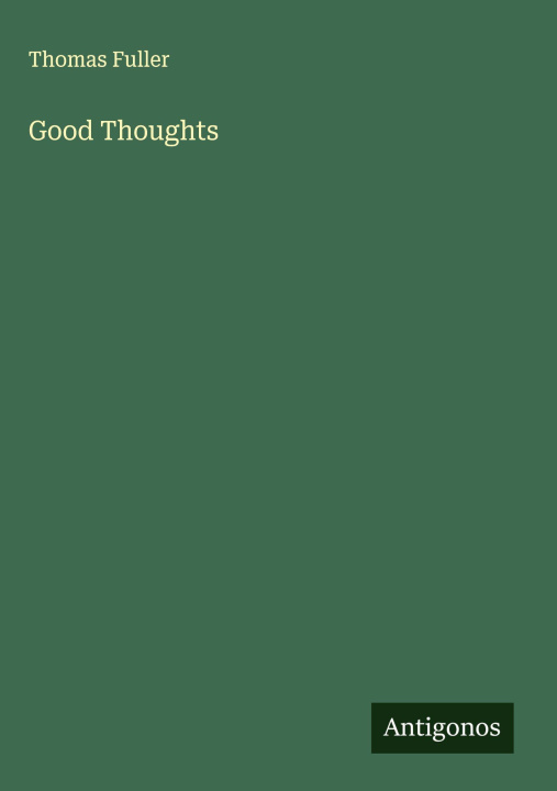 Kniha Good Thoughts 