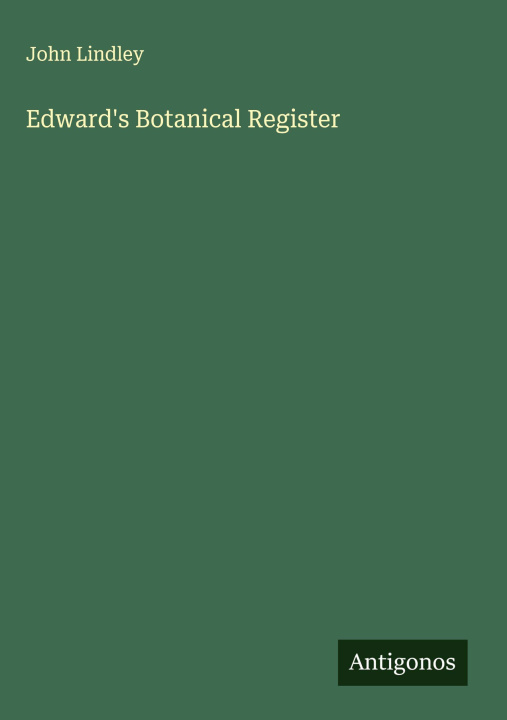 Carte Edward's Botanical Register 